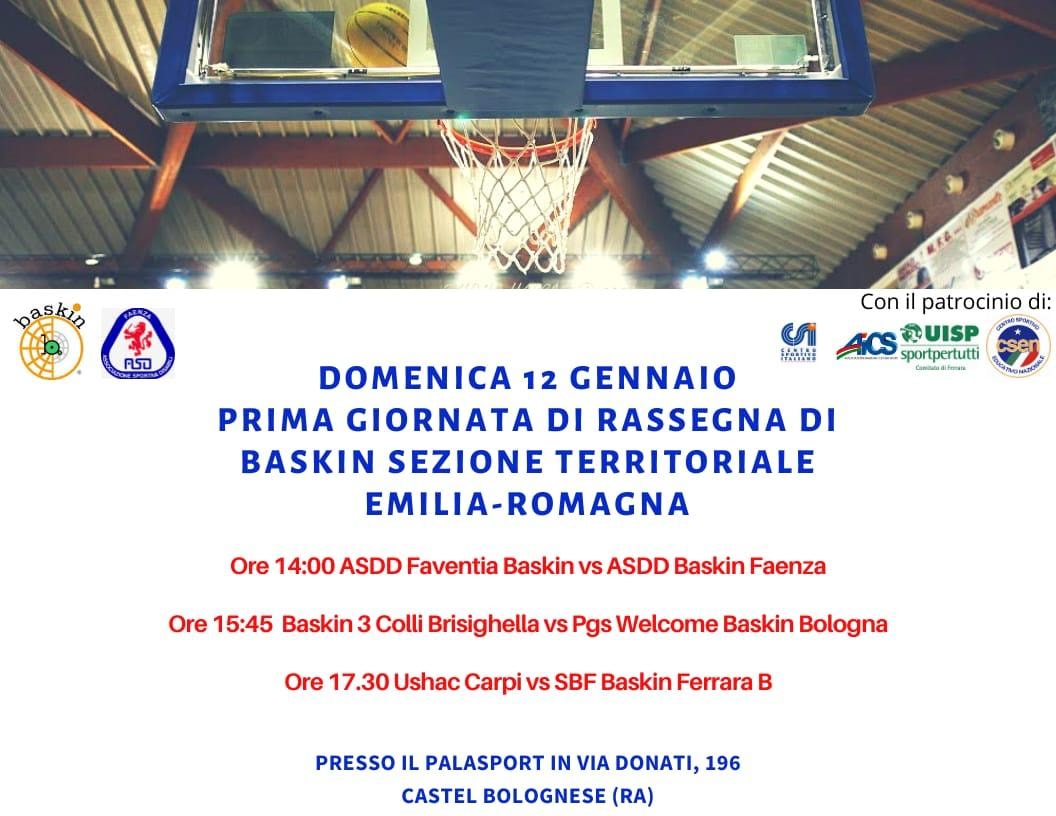 1. Giornata Campionato Senior 2019/2020